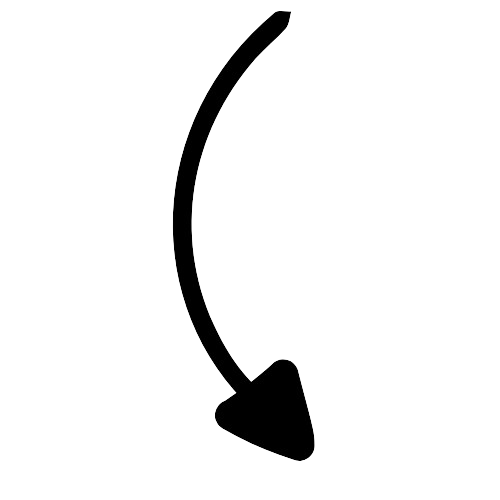 Straight arrow